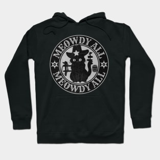 Meowdy Texas Cowboy Cat Hoodie